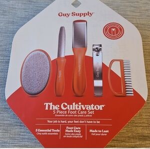 Guy Supply The Cultivator 5 Piece Foot Care Set For MEN.